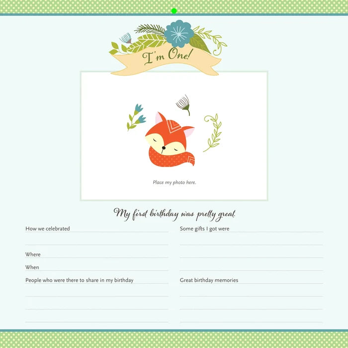 First Year Calendar Woodland Friends