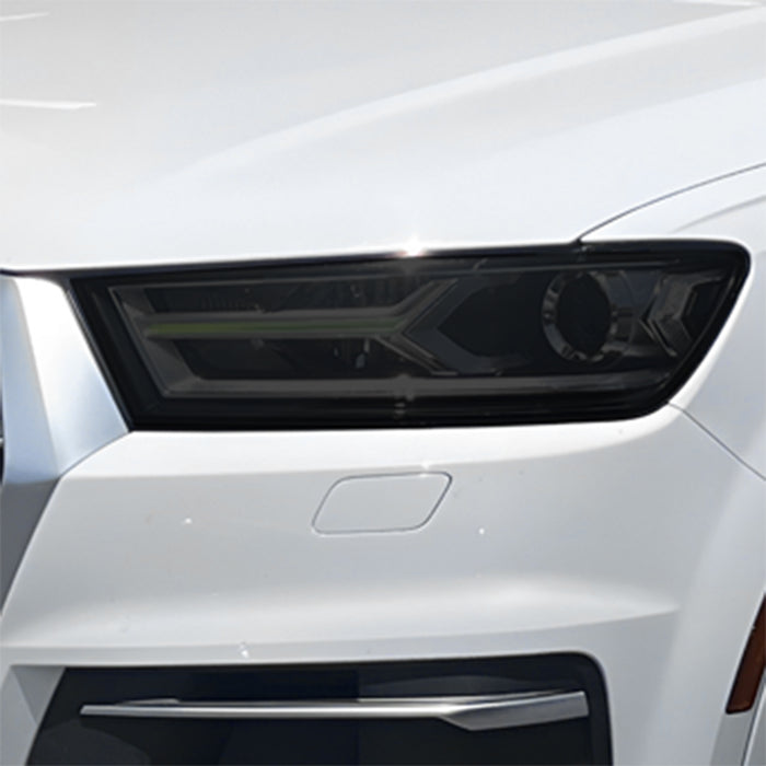 Fits Audi Q7 2017-2019 Full Headlight Taillight Precut Smoked PPF Tint Kit Film Overlay  - Bogar Tech Designs