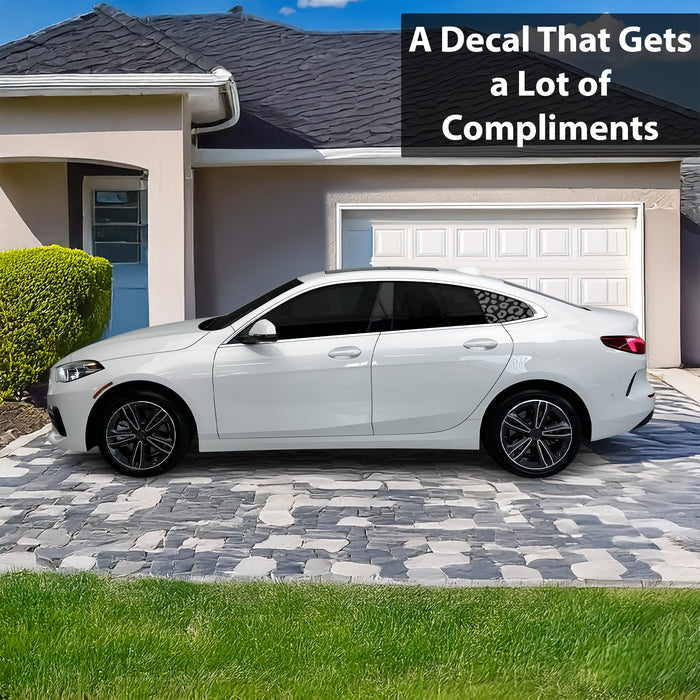 Fits BMW 2 Series 2020-2024 Animal Leopard Cheetah Cow Window Vinyl Decal Stickers - Bogar Tech Designs