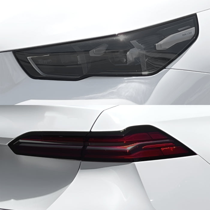 Fits BMW 5 Series 2024-2027 Full Headlight Taillight Precut Smoked PPF Tint Kit Film Overlay  - Bogar Tech Designs