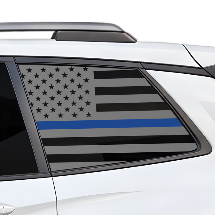 Fits Honda Passport 2019-2025 Quarter Window American Flag Vinyl Decal Stickers - Bogar Tech Designs