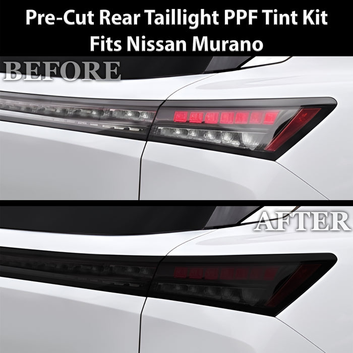 Fits Nissan Murano 2025-2026 Full Headlight Taillight Precut Smoked PPF Tint Kit Film Overlay  - Bogar Tech Designs