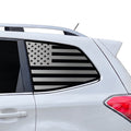 Fits Subaru Forester 2014-2018 Quarter Window American Flag Vinyl Decal Stickers - Bogar Tech Designs