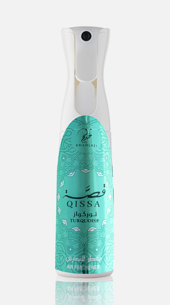 FRASH QISSA TURQUOISE AIR FRESHENER 320ML - Khadlaj Perfumes