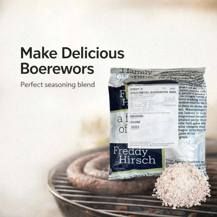 Freddy Hirsch Boerewors Gold Medal 600g (Seasoning ONLY) Facebook Ad