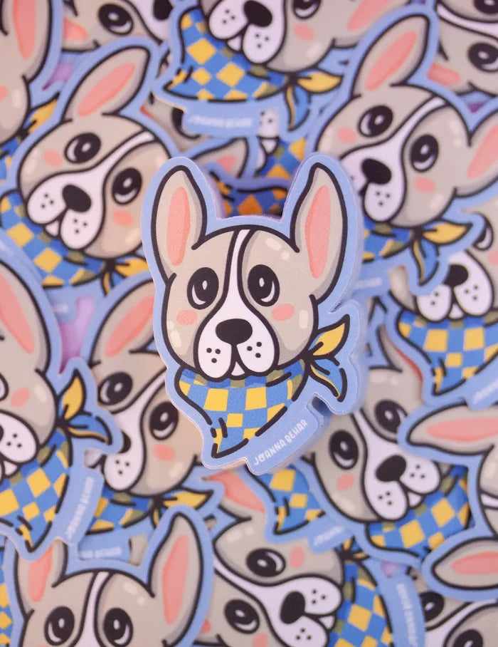 Frenchie vinyl sticker