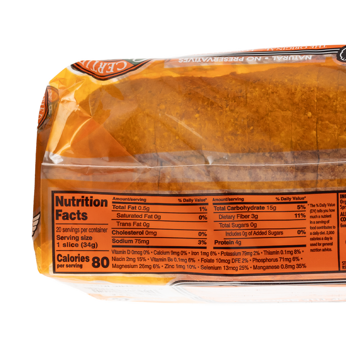 Frozen Food for Life Ezekiel Original Flourless Sprouted Bread 680g
