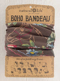 Full Boho Bandeau® Headband - Crafted Bouquets Chocolate-view 1