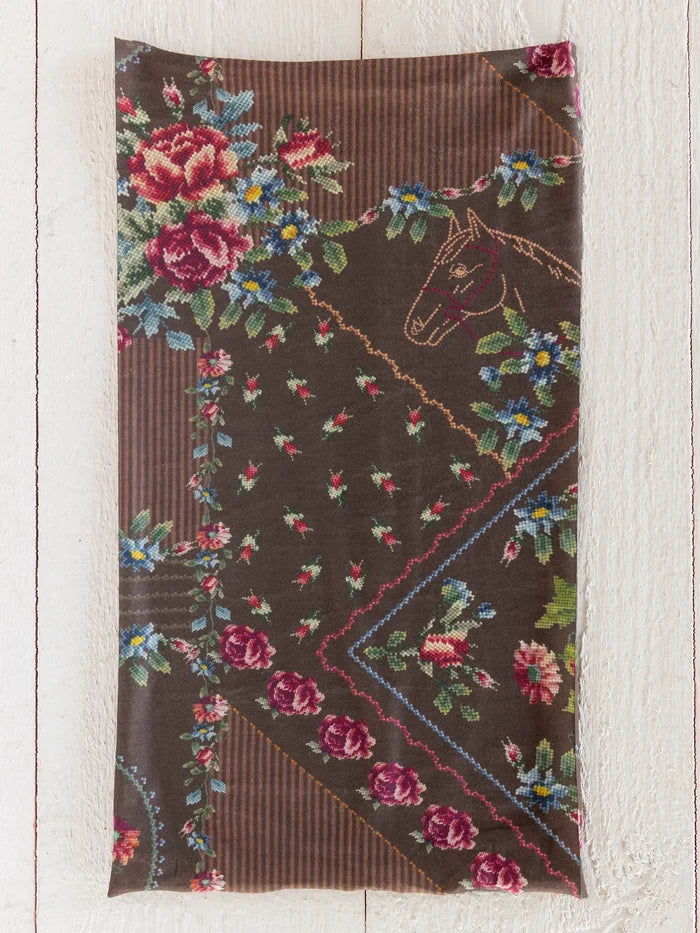 Full Boho Bandeau® Headband - Crafted Bouquets Chocolate-view 3