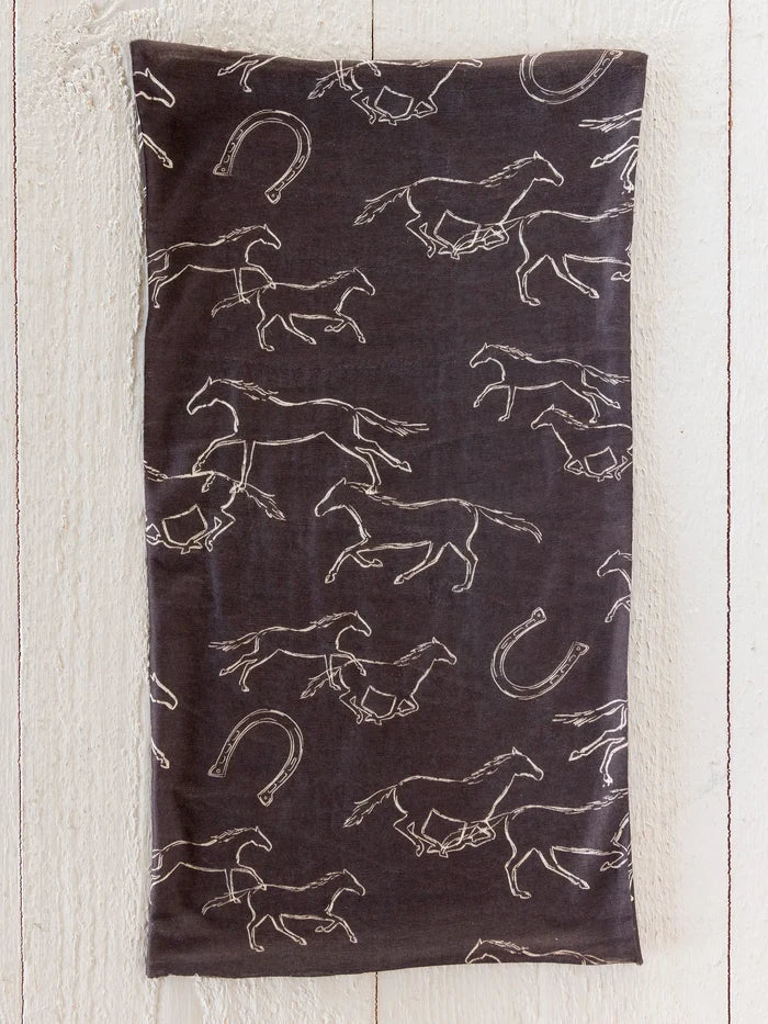 Full Boho Bandeau® Headband - Western Wild Chocolate-view 1