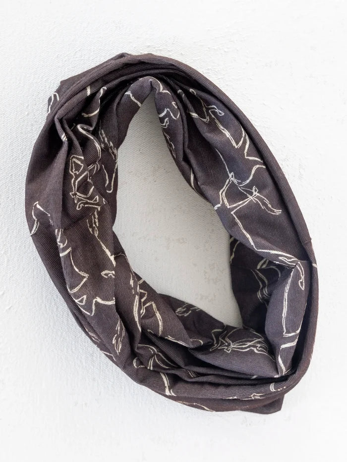 Full Boho Bandeau® Headband - Western Wild Chocolate-view 3