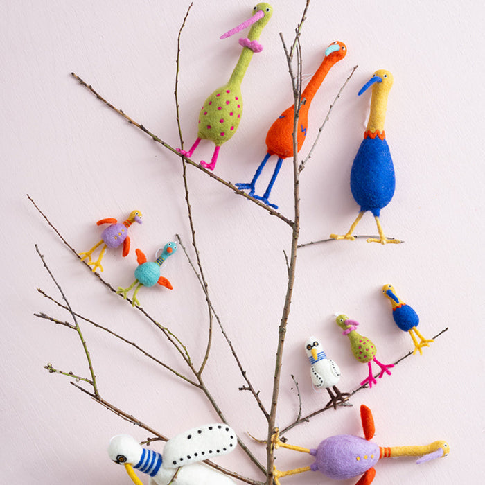 Funky Felt Birds | Aveva