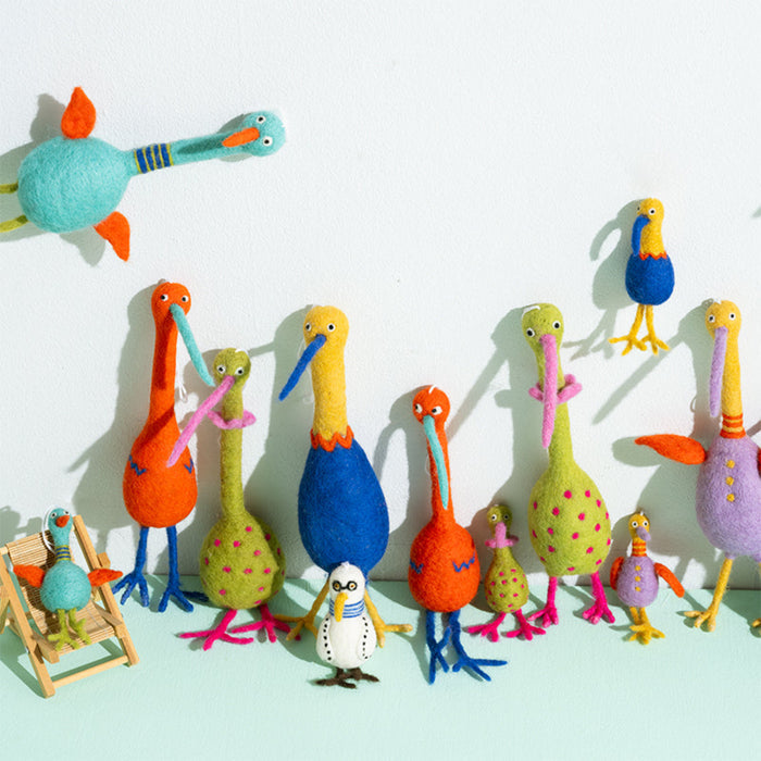 Funky Felt Birds | Aveva