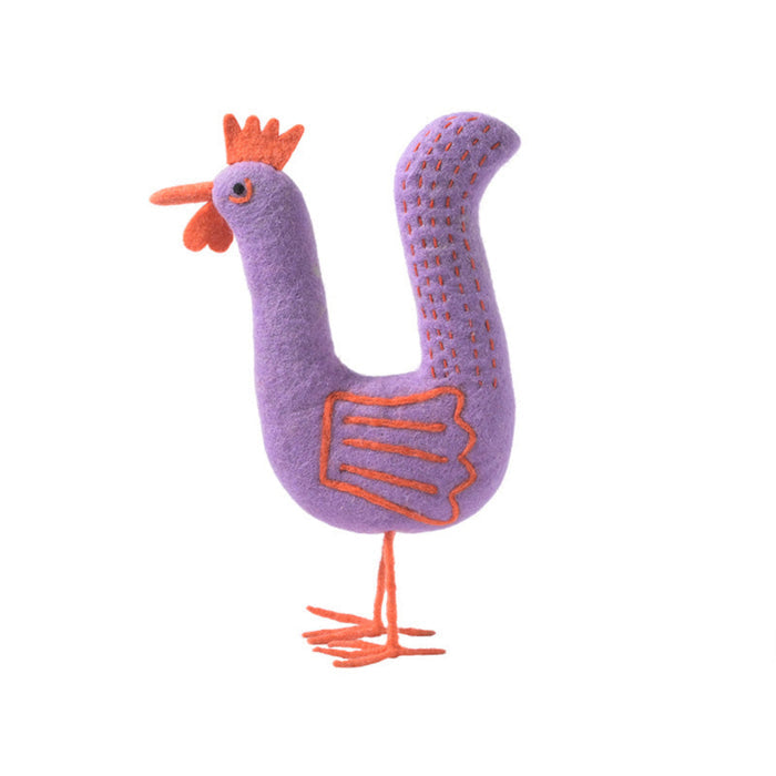 Funky Felt Rooster | Aveva