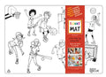 Funny Mat Sports Clear