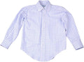 Funtasia Blue Check Button Down Shirt