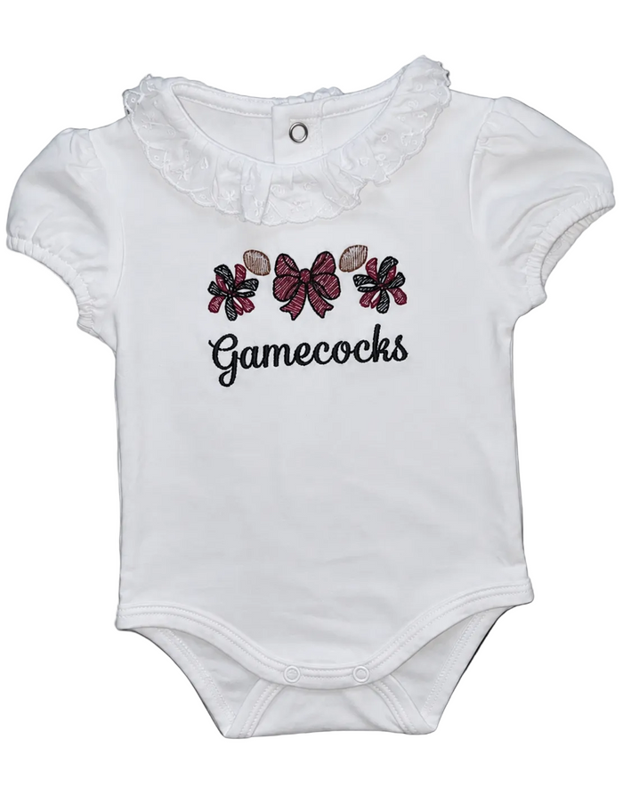 Gamecock Lace Bodysuit (1-2m)