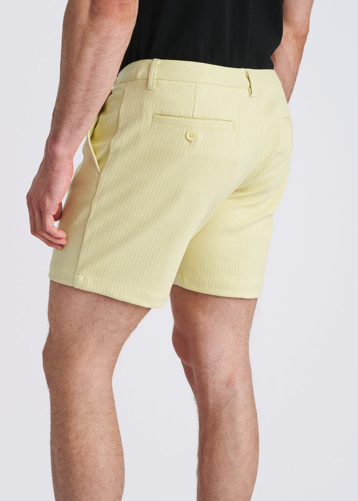 Garden Glade 6" Inseam Textured Stretch Knit Chino Shorts Pm-2530-02