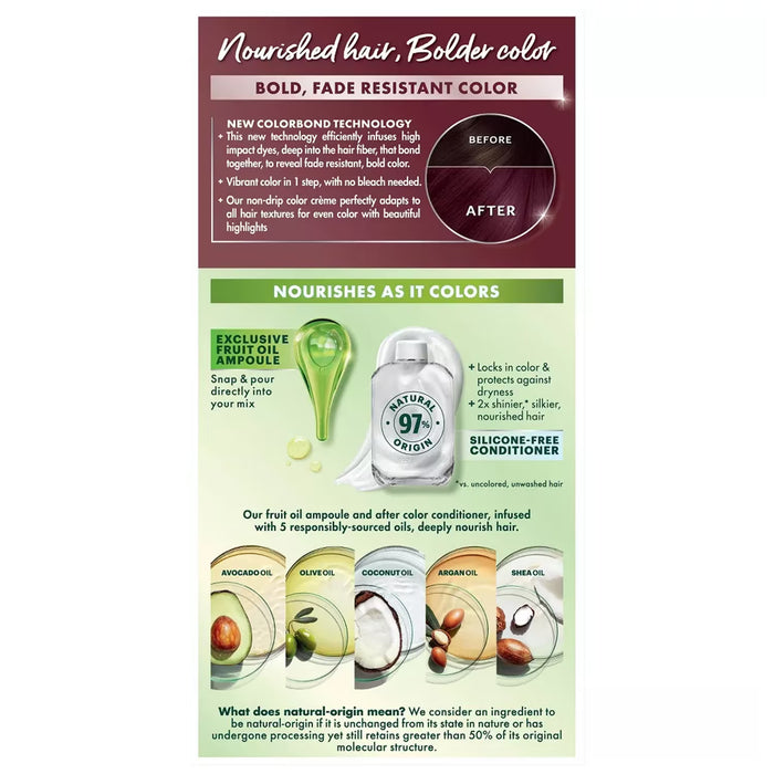 Garnier Nutrisse Ultra Bold Hair Color – BR2 Burgundy – 12 Pack