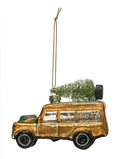 Glass Vintage Vehicle Ornament