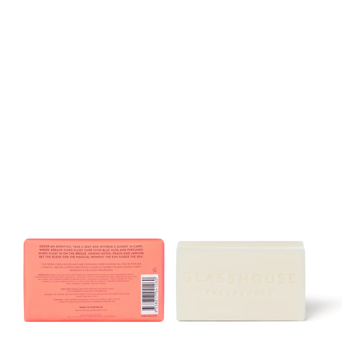 Glasshouse Fragrance glasshouse Glasshouse Sunsets In Capri Body Bar + FREE Body Bar Tray