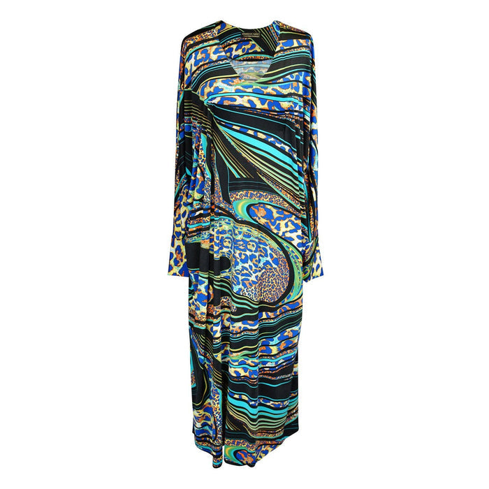 Gracie Caftan in Azure Heat