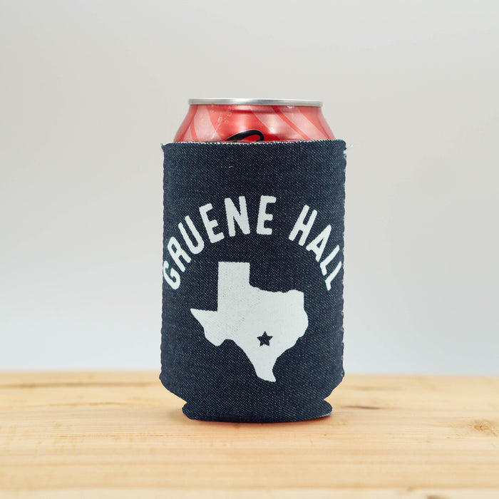 Gruene Hall 1878 Denim Koozie