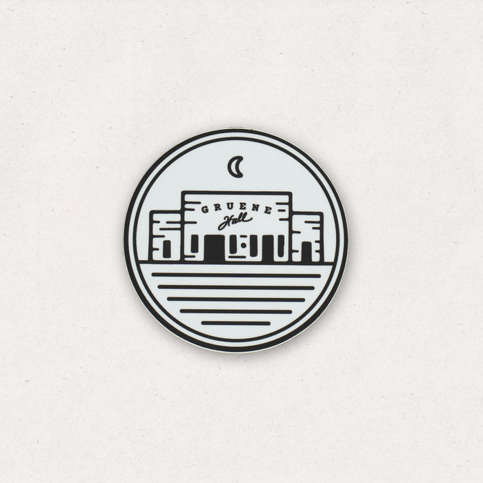 Gruene Hall Moon Sticker