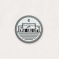 Gruene Hall Moon Sticker