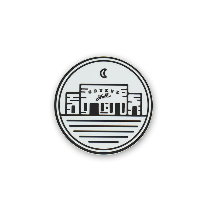 Gruene Hall Moon Sticker