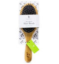 Hair Brush - Boar Bristle Brush with Detangling Nylon Pins