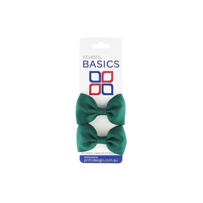 Hair Elastic with Bow (pair)