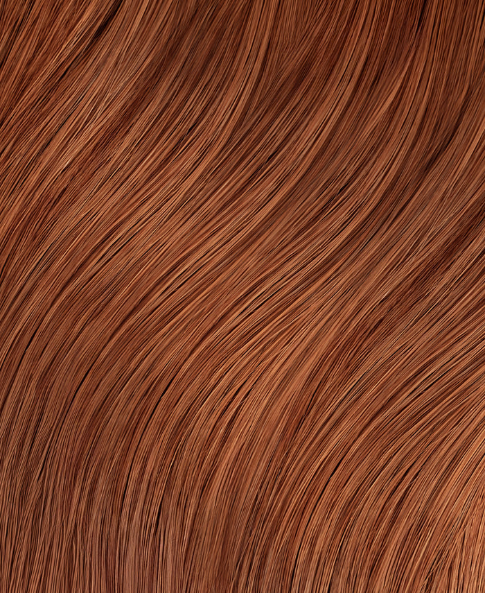 halo one-step hair extensions copper.