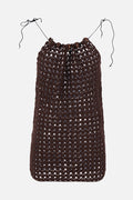 halterneck top in crochet