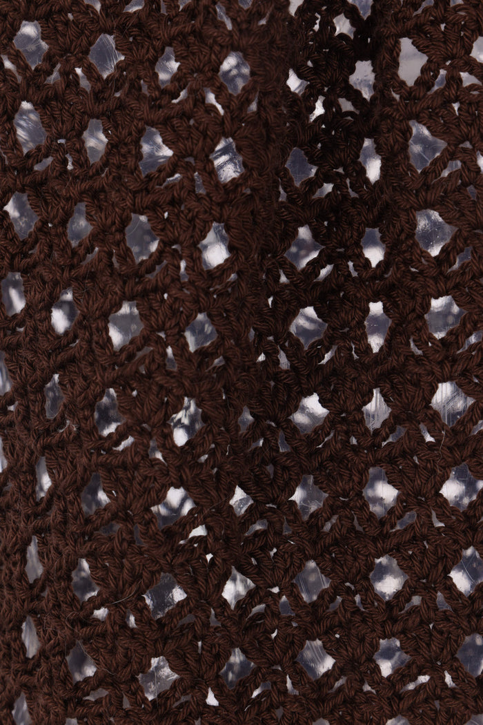 halterneck top in crochet