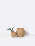 Hand Braided Basket - Pear - Small