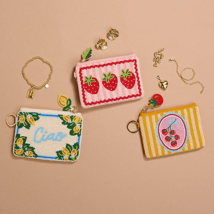 Handcrafted Beaded Pouch–Ciao