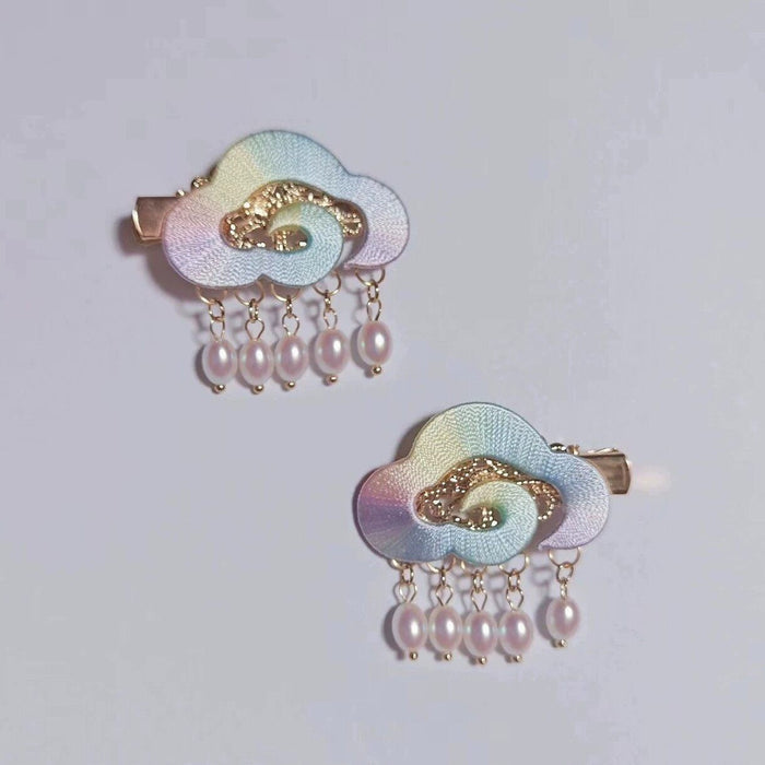 Handmade Chanhua Cloud Hair Clip - Daily, Wedding & Banquet