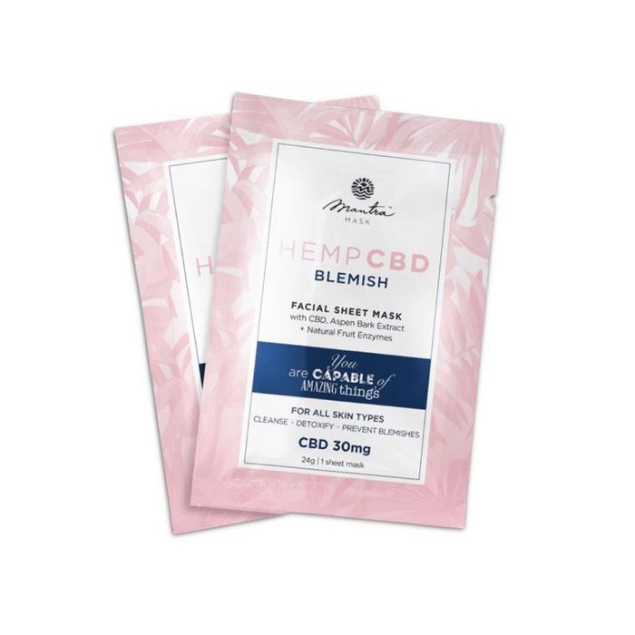 Hemp CBD Blemish Sheet Mask | Mantra Mask