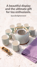 Herbal Teapot Set - Green Mosaic