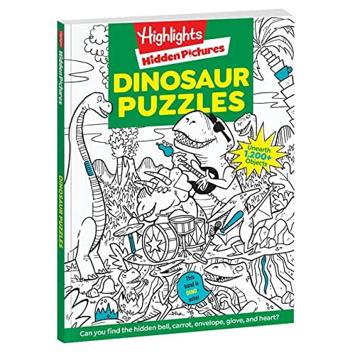 Highlights Hidden Pictures Dinosaur Puzzles