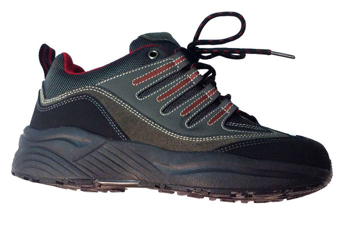 swelling wide extra wide athletic hiker diabetes heel pain neurophaty swollen sore feet orthopedic shoes  canada anti-slip anti-skid red