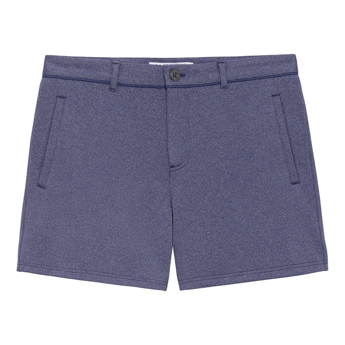 Holler 5" Solid Stretch Shorts Heather Blue