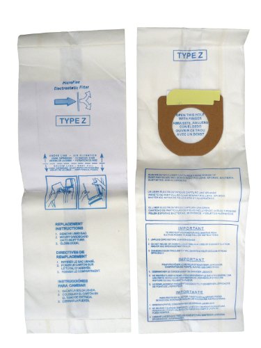 Hoover Allergy Vacuum Type Z Bags, Power Drive, Auto Drive, Constellation, Dimension, Dirt Finder, Generic Part 857