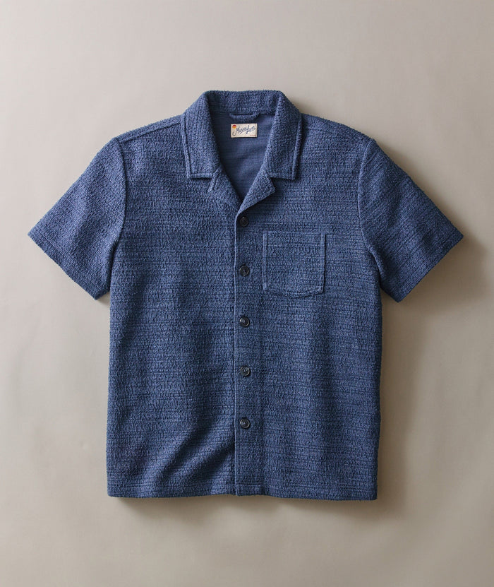 Hugo Jacquard Resort Shirt Navy
