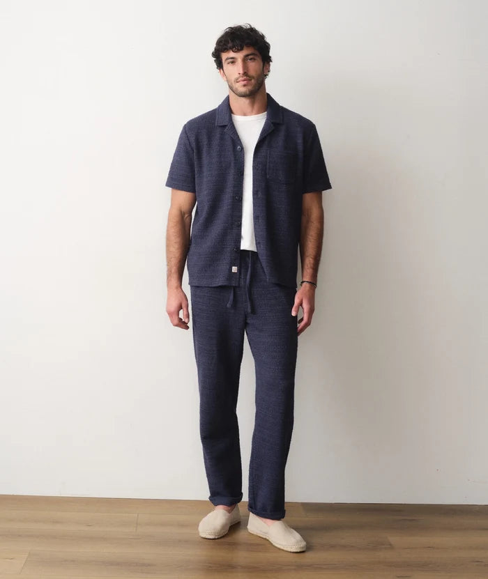 Hugo Jacquard Resort Shirt Navy