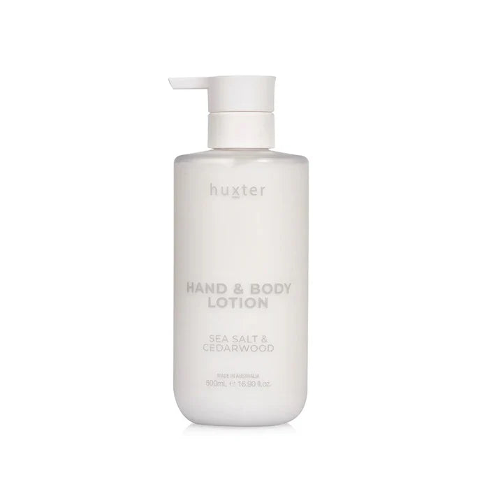 huxter hand cream Huxter Hand & Body Lotion - Sea Salt & Cedarwood - 500ml
