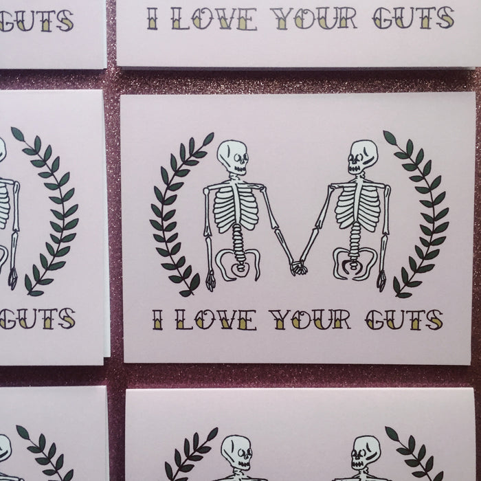 guts notecard