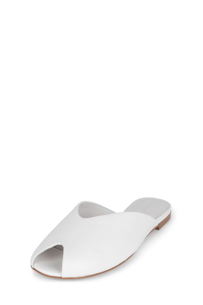 INDWELL Flat Mule White _hover