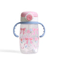 Itzy Sips Straw Cup w/ Ribbons & Roses